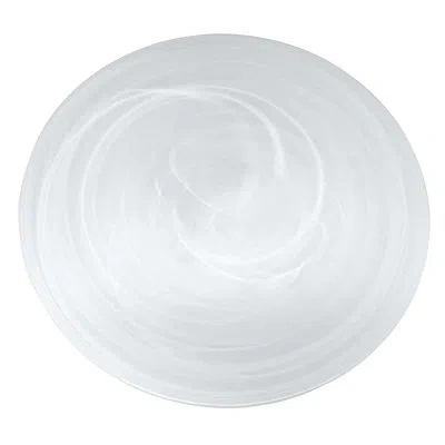 Mariposa Alabaster Green Charger Plate Set Of 4 In White