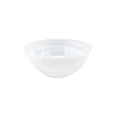 Mariposa Alabaster Salad Bowl In White