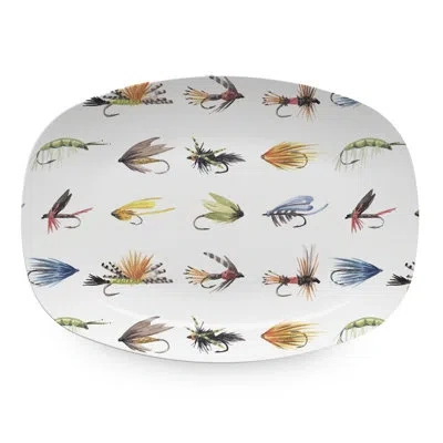 Mariposa All Tied Up Platter In White