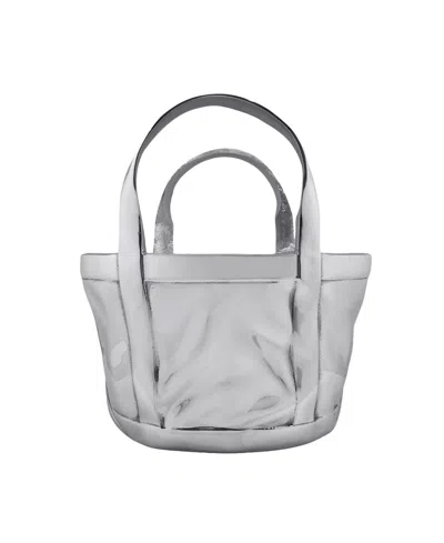 Mariposa Aluminum 13" Tote Bag Wine Bucket In Gray