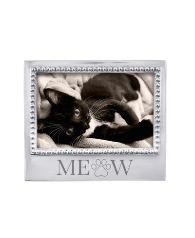 Mariposa Aluminum Meow Beaded Frame, 4" X 6" In Black