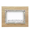 Mariposa Welcome Home Mallorca Bamboo Frame In Natural Silver