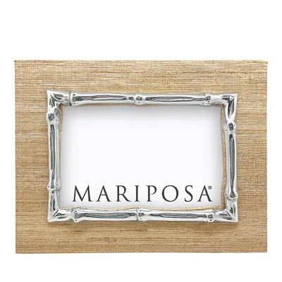 Mariposa Welcome Home Mallorca Bamboo Frame In Natural Silver