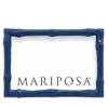 Mariposa Bamboo-look 4 X 6 Frame In Blue