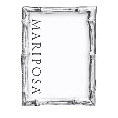 Mariposa Bamboo Look Frame, 5 X 7 In Metallic