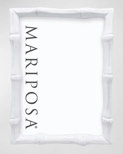 Mariposa Bamboo Picture Frame, 5" X 7" In White