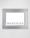 Mariposa Basket Weave Frame, 4" X 6" In Metallic
