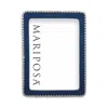 Mariposa Beaded 5 X 7 Frame In Blue