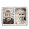 Mariposa Beaded Double 4 X 6 Frame In Gray