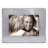 Mariposa Beaded Engravable Picture Frame, 5" X 7" In Metal