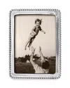 Mariposa Beaded Picture Frame, 5" X 7" In Silver