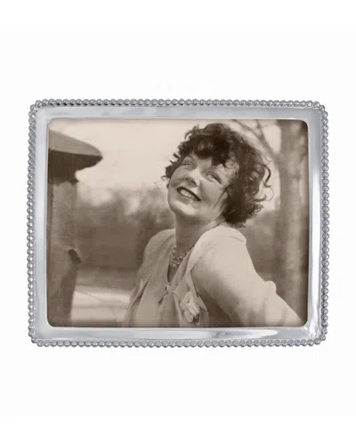 Mariposa Beaded Picture Frame, 8" X 10" In Metallic