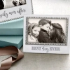 Mariposa Beaded Statement Picture Frame In Silver