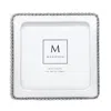 Mariposa Beaded White Picture Frame, 5 X 5 In White