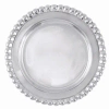 Mariposa Beaded Wine Coaster In Silver