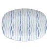 Mariposa Blue Stripe Tease Platter