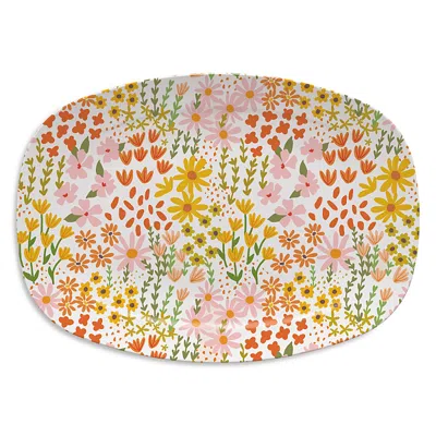Mariposa Botanical Platter In Multi