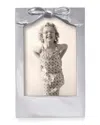 Mariposa Bow Picture Frame, 4" X 6" In Silver