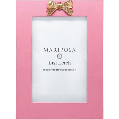 Mariposa Bow Pink 4 X 6-inch Picture Frame