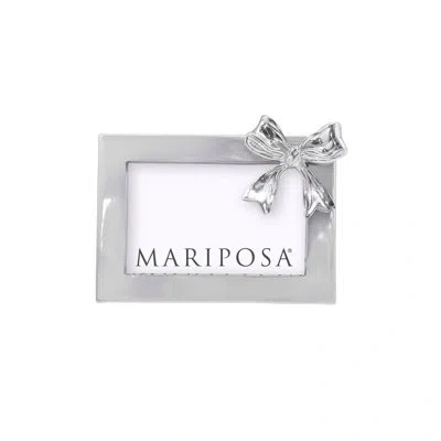 Mariposa Bow Vertical Frame In Silver