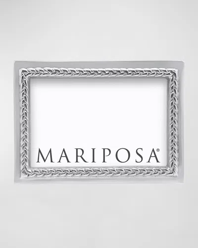 Mariposa Braided Frame, 4" X 6" In Metallic