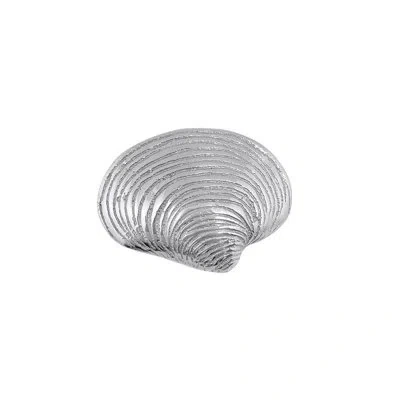 Mariposa Clam Napkin Weight In Silver