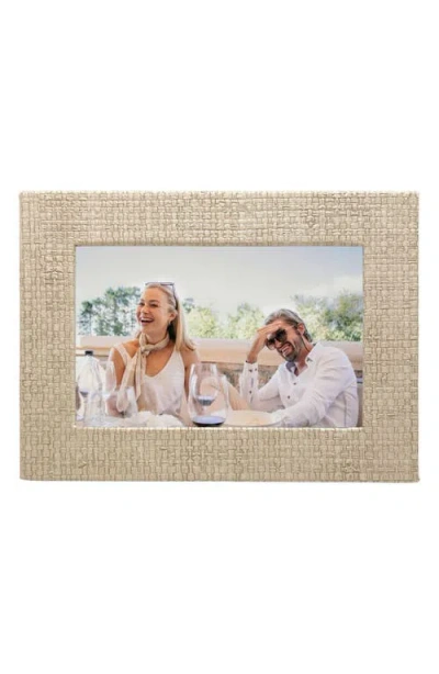 Mariposa Coconut Grove Grasscloth 4 X 6-inch Picture Frame In Brown