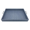 Mariposa Coffee Table Tray In Blue