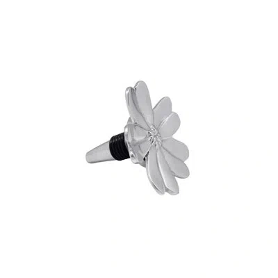 Mariposa Cosmos Flat Bottle Stopper In Silver