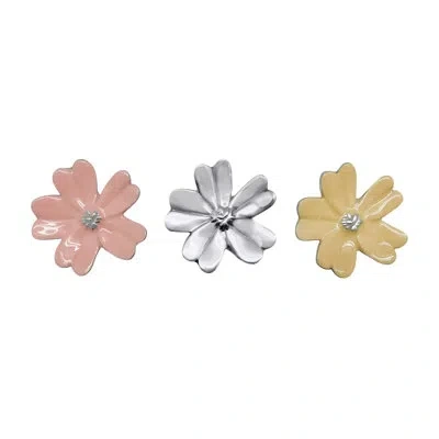 Mariposa Cosmos Napkin Weight Set Of 3 In Multi
