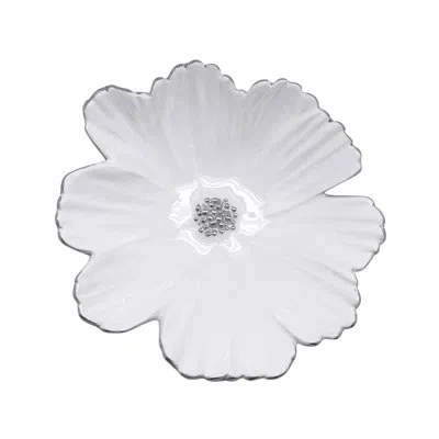 Mariposa Cosmos Sauce Dish In White