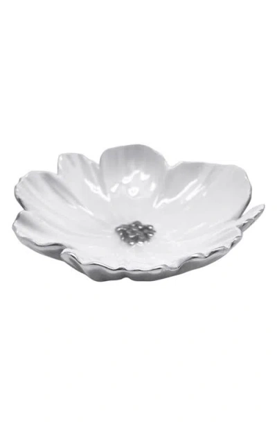 Mariposa Cosmos White Dip Dish