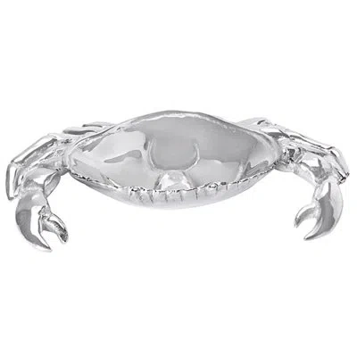 Mariposa Crab Chips And Dip Platter In Silver
