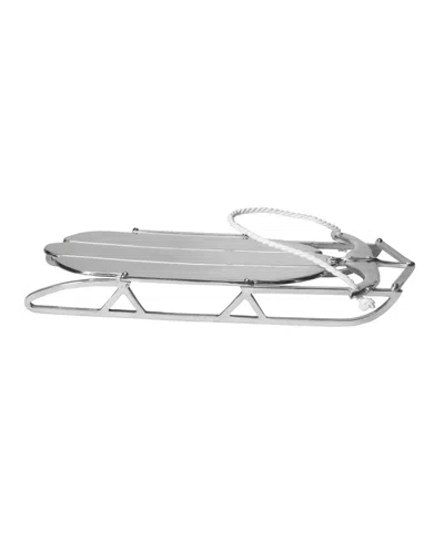 Mariposa Double Runner Sled Aluminum Server In Gray