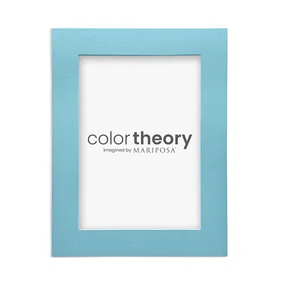 Mariposa Double Sided Sky Blue And Meadow Green Frame, 5 X 7 In Sky Blue  Meadow Green
