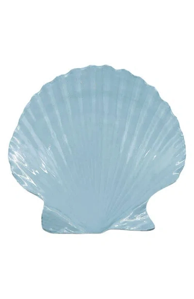 Mariposa Dusty Blue Scallop Trinket Dish