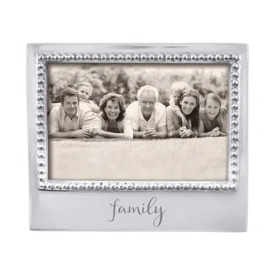 Mariposa Expressions "family" Picture Frame In Silver