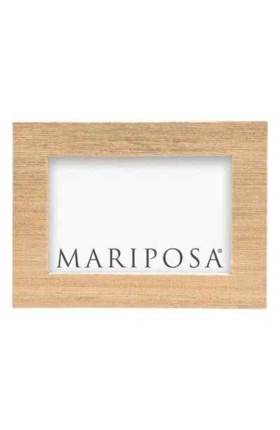Mariposa Faux Grasscloth Picture Frame In Neutral