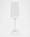 Mariposa Fine Line Champagne Flute Glasses, Set Of 4 In Clear