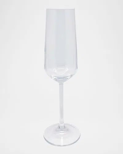 Mariposa Fine Line Champagne Flute Glasses, Set Of 4 In Clear