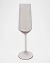 Mariposa Fine Line Champagne Flute Glasses, Set Of 4 In Quartz
