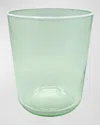 Mariposa Fine Line Clear Double Old-fashioned Glasses, Set Of 4 In Green