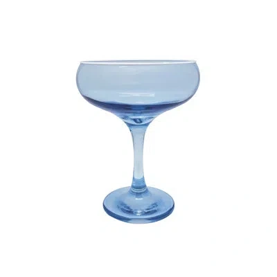 Mariposa Fine Line Rim Coupe Set Of 4 In Blue