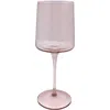 Mariposa Fine Line Clear Wine Glasses, Set Of 4 In Pink