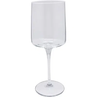 Mariposa Fine Line Set Of 4 Wine Glasses In White