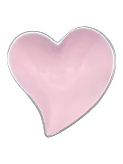 Mariposa First Comes Love Small Heart Bowl In Pink