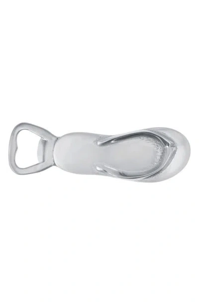 Mariposa Flip Flop Bottle Opener In Gray
