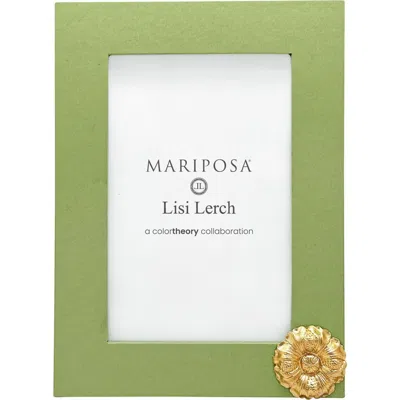 Mariposa Flower Meadow 4 X 6-inch Picture Frame In Green