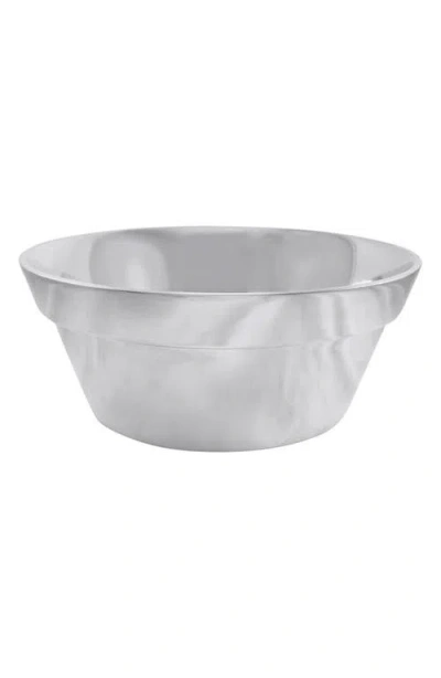 Mariposa Flower Pot Salad Bowl In White