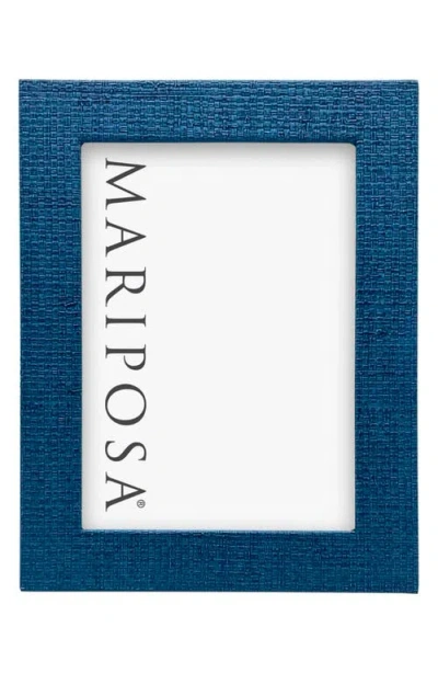 MARIPOSA MARIPOSA GRASSCLOTH TEXTURED 5" X 7" PICTURE FRAME